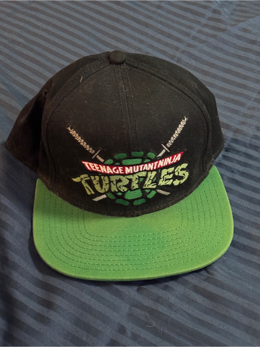 Nickelodeon Black & Green Turtle Shell Cap with Snapback